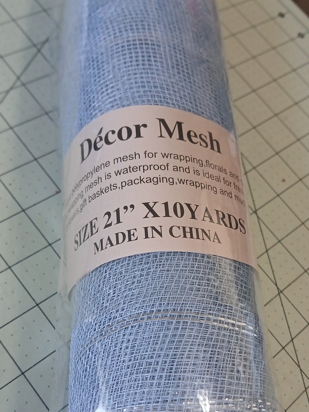 Deco Mesh - Gray/Silver